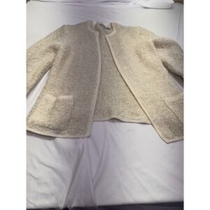 Vintage Westbound 50's Sweater - Jacket heavy Ivory Color Fuzzy Medium